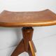 Swiss adjustable piano stool 1945 rocket foot