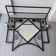 Wrought iron coat rack
