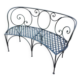 Banc de jardin en fer ancien