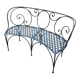 Banc de jardin en fer ancien
