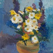 Spring Bouquet, Oil on Plate, 64 x 84 cm