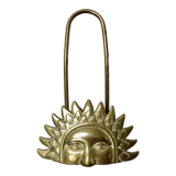 Letter holder "sun" brass 60s 70s