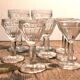 Set of 8 stemmed glasses - bistro glasses