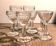 Set of 8 stemmed glasses - bistro glasses
