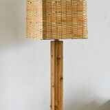 Lampe de table en bambou bio style vintage
