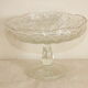 Moulded glass fruit display cup 40s
