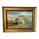 Residence in Lioujas signed Durand