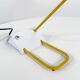Lampe de bureau jaune de Candle, 1980