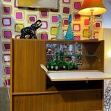 Buffet haut, meuble bar vintage de style scandinave