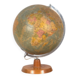 Globe terrestre rotatif vintage (vers 1950)