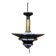 Vintage Art Deco ceiling light by Georges Halais, 1930.
