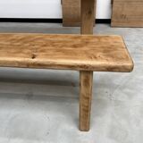 Solid oak bench from the 60s