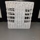 White wicker umbrella stand