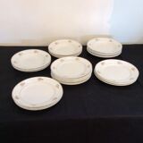 Service de 28 assiettes en porcelaine