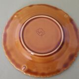 Plate slurry apples Sarreguemines early twentieth century