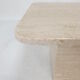Italian Travertine Coffee Table, 1980s