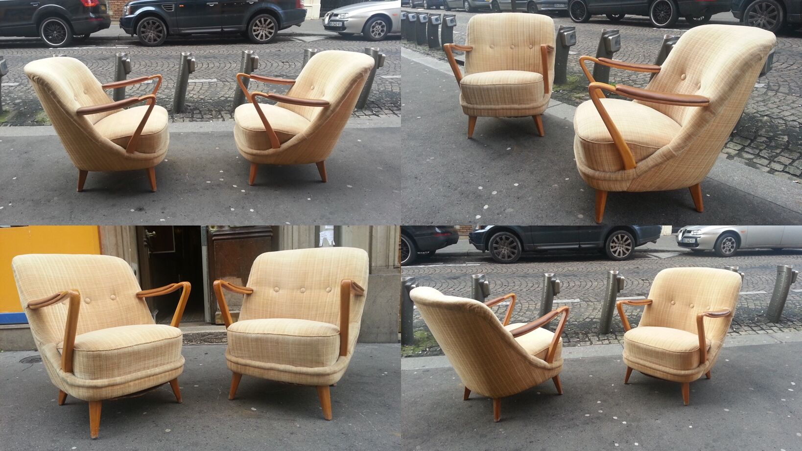 1 / 2 armchair Cup years 50-60 Janina Jędrachowicz i Konrad Racinowski