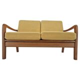 Midcentury 2 seater Teak Sofa by Juul Kristensen, Denmark, 1970s