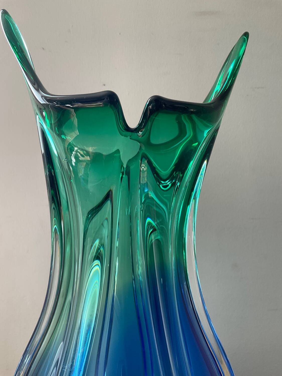 Large vintage Murano vase from the 70s