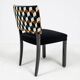 Art Deco modernist chairs in black beech, Alfons Kotschi - 1930-1940