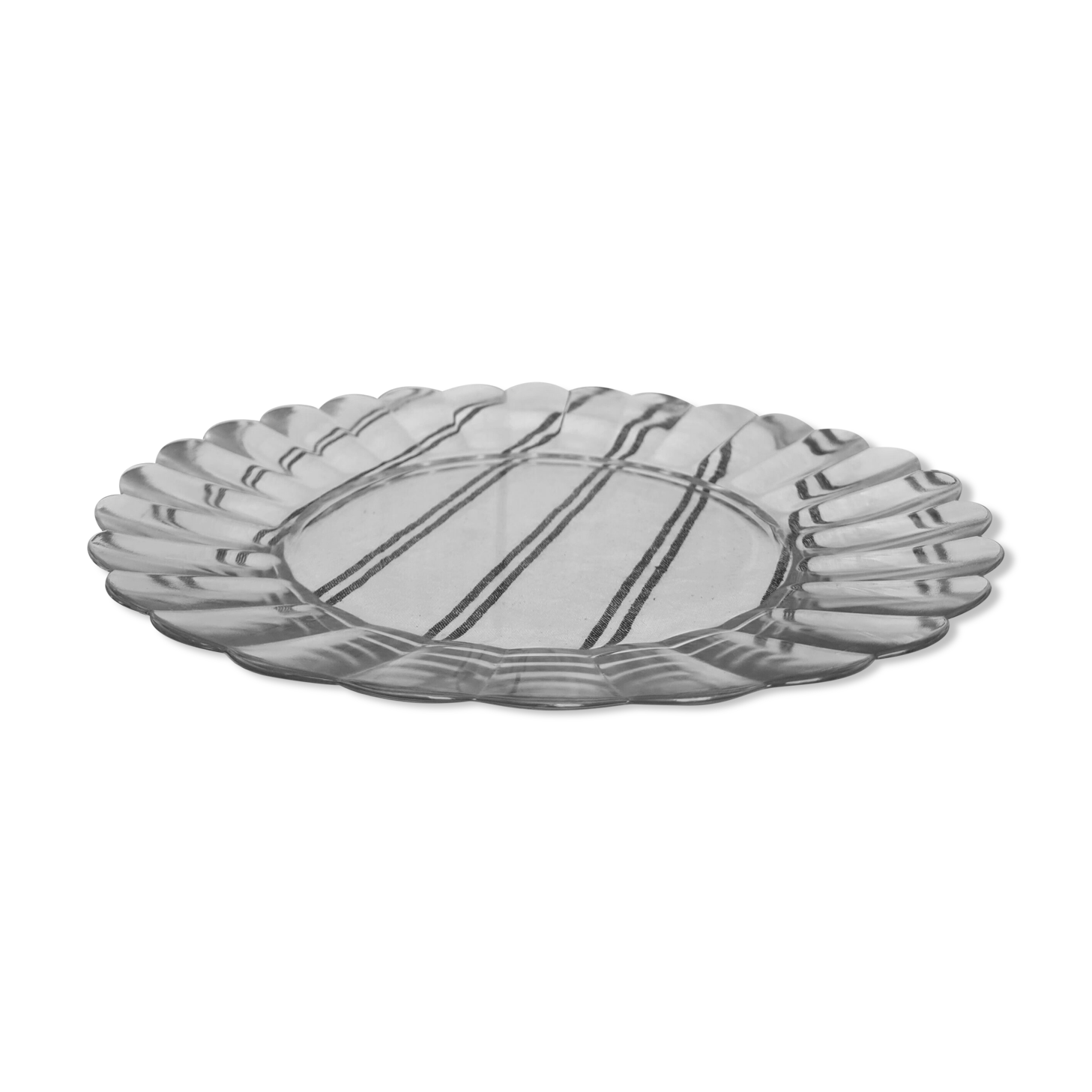 Plat de service marguerite Duralex