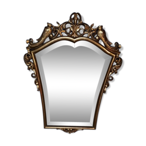 Miroir bois sculpté