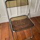 Plexiglass folding chair