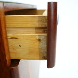 1950s Jindrich Halabala Mahogany Bedside tables ,Czechoslovakia