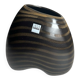 Cuba AZA Germany ceramic vase brown stripe
