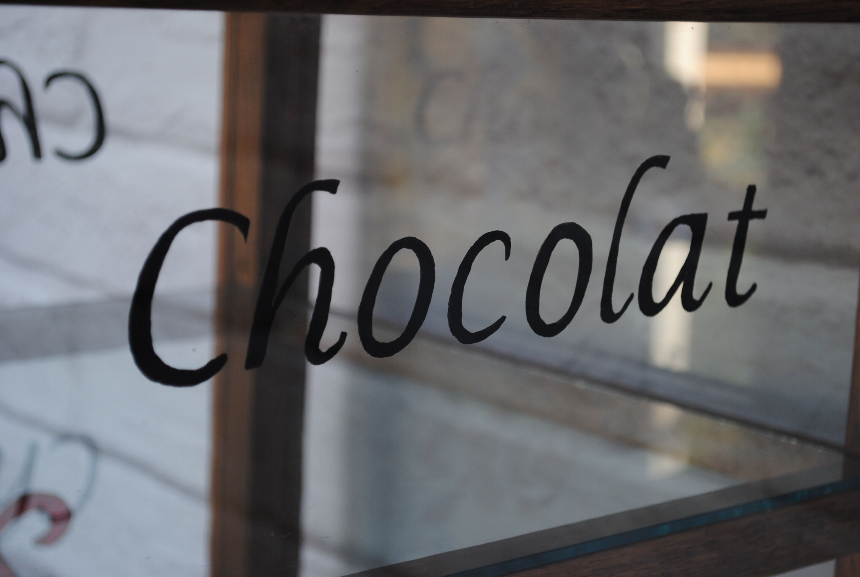 Aiglon chocolate showcase