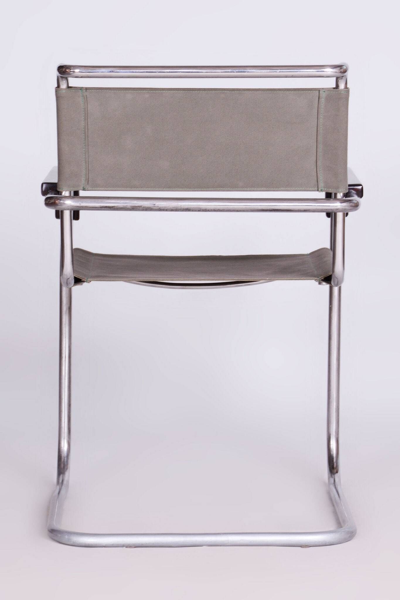 Restored Bauhaus Armchair, Thonet, Marcel Breuer, Czechia, 1930s