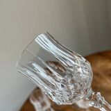 Cristal d’Arques Longchamp – Set de 6 verres à pied n 5 – Vintage 24% PbO