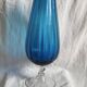 Vase Murano bleu vintage