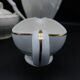 Verseuse, crémier et sucrier Céranord en porcelaine