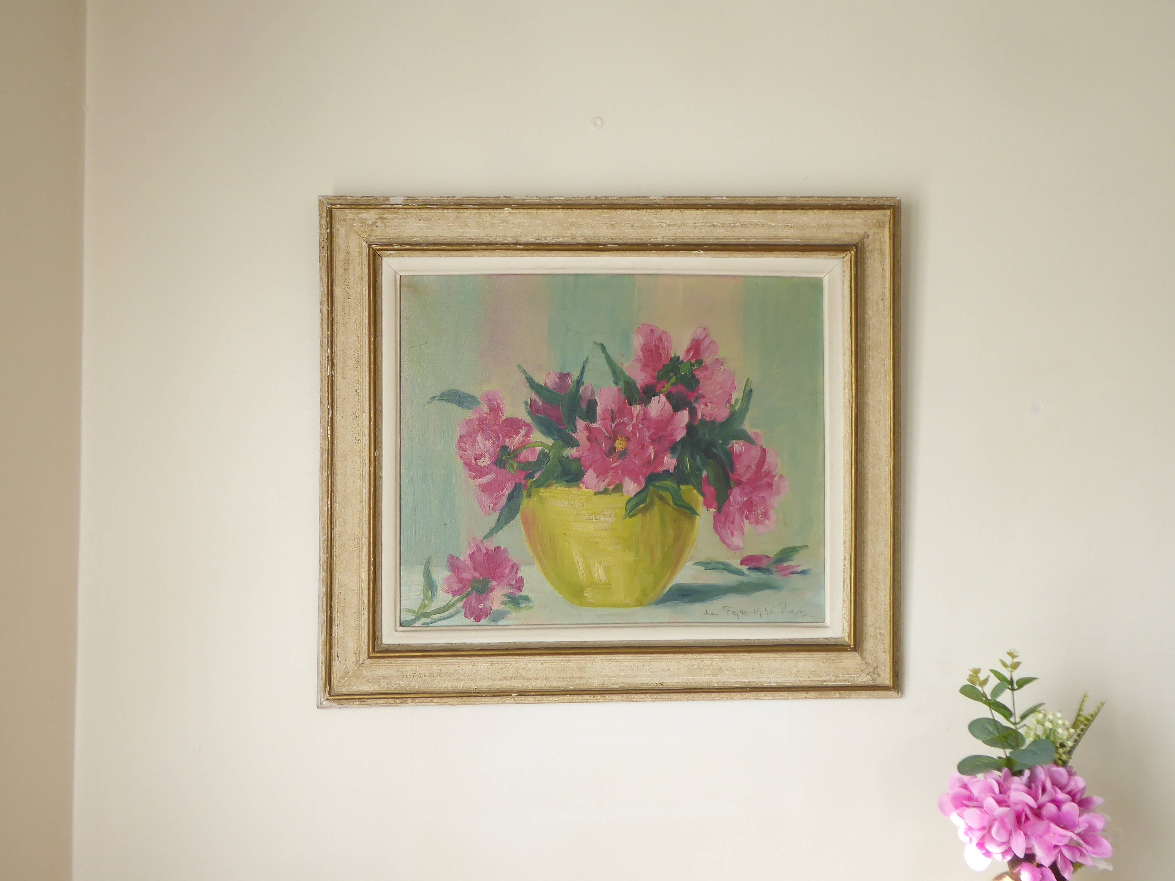 Bouquet de fleurs Huile sur toile