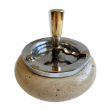Ashtray in travertine