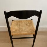 4 vintage mulched chairs