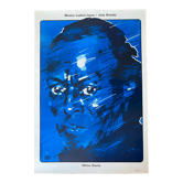 Affiche originale polonaise "Miles Davis" Jazz 68x98cm 1990