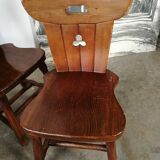 Chaises en pin esprit montagne, ferme