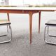 Table à manger extensible scandinave
