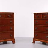 Heldense Exclusive English furniture Cherry wood cabinets 1970s