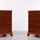 Heldense Exclusive English furniture Cherry wood cabinets 1970s