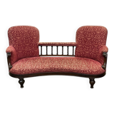 19th century English mahogany bench