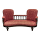 19th century English mahogany bench