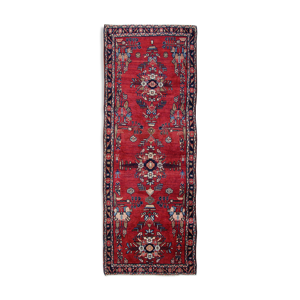 tapis traditionnel persan persan tapis de coureur oriental tissé à la main - 110x300cm