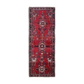 Traditional Red Persian Runner Rug Handwoven Oriental Floral Runner Carpet- 110x300cm