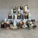 XXL (40-80cm) ceramic chess set by Maria Kenarova