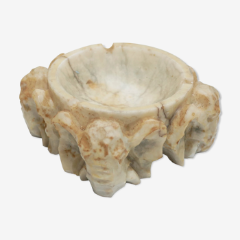 Vintage ashtray in alabaster