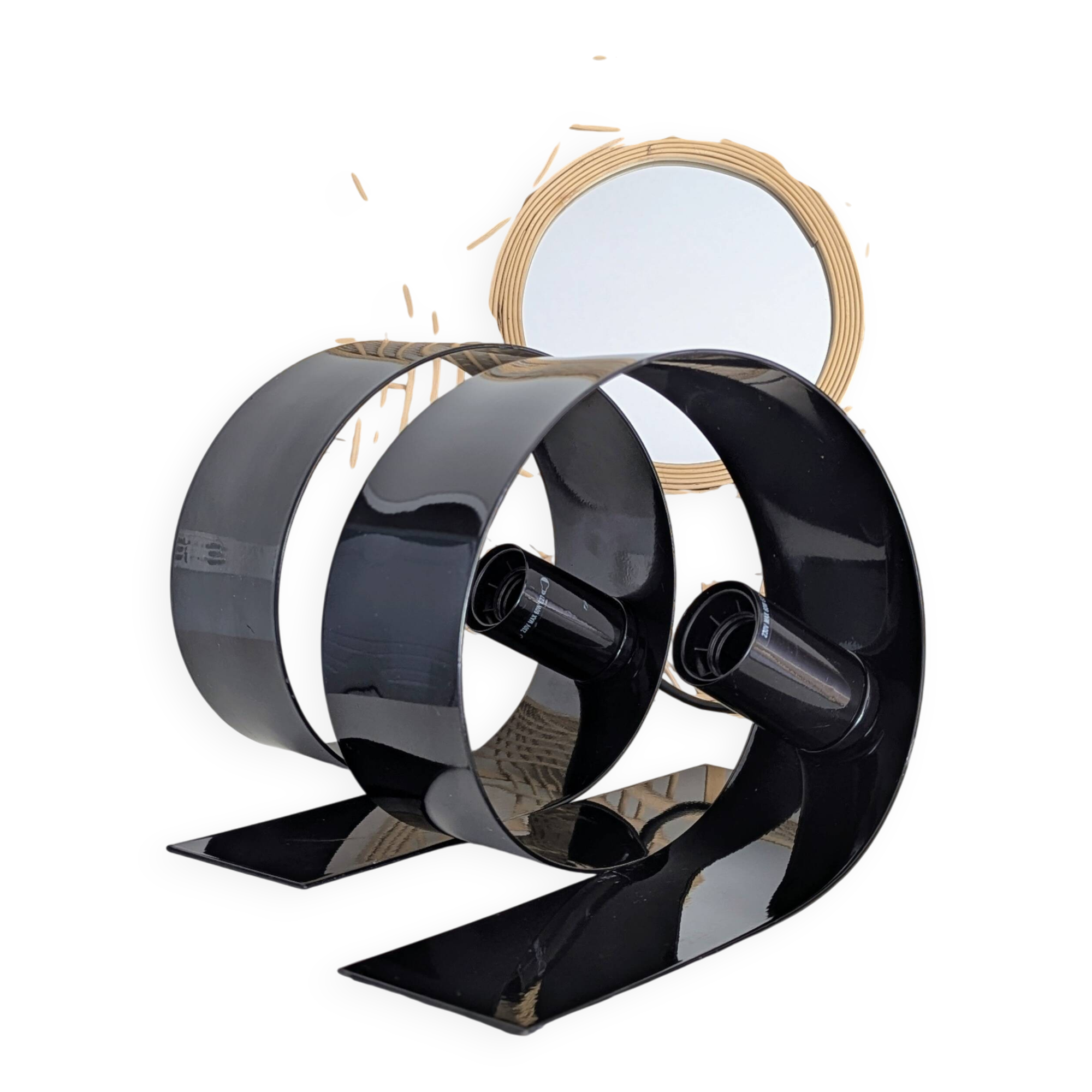 Massive Looping lamp pair (L-0132)