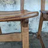 4 brutalist chairs